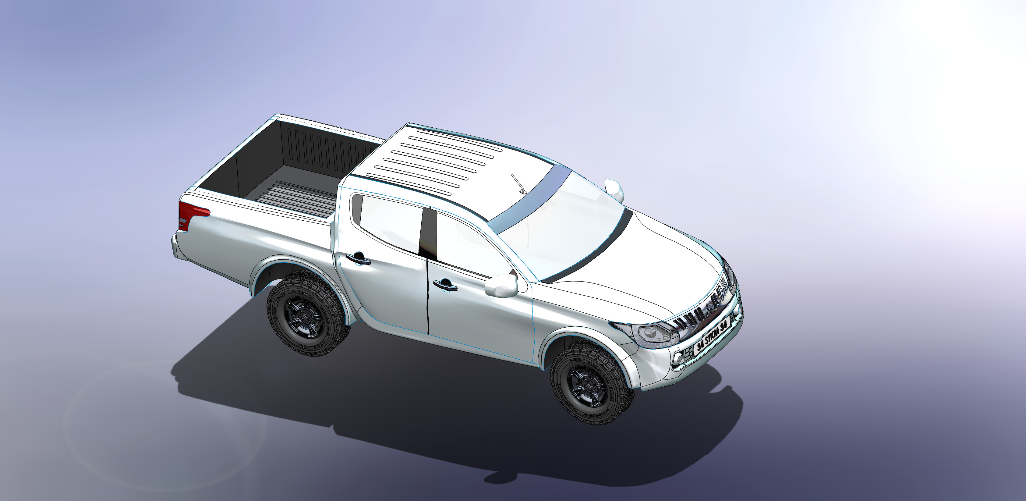 三菱L200型皮卡车